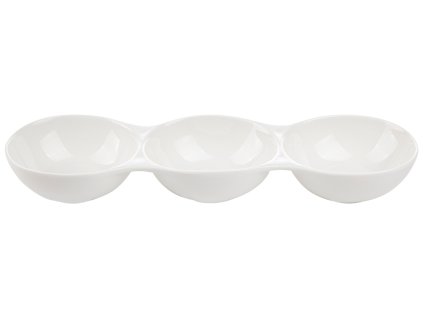 Miska servírovací porcelán dělená 33x10x4,5cm  ADRIA