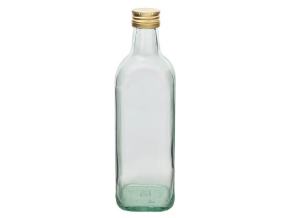 Láhev sklo  500ml MARASKA s černým víčkem