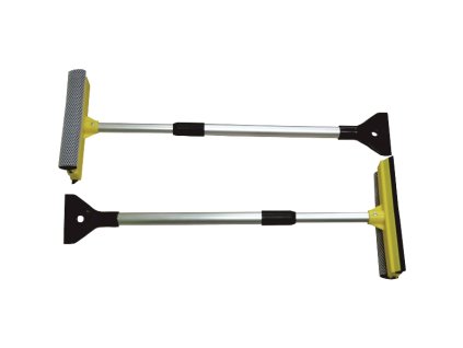 Stěrka skla 20cm 3v1, teleskopická násada, škrabka