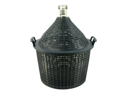 Demižon skleněný v plastu 20L (balík max.2ks)