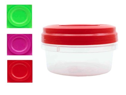 Dóza 0,4L PH kulatá šroubovací  AGORA, mix barev