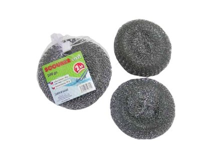 Drátěnka kovová 100g 2ks  JANEGAL