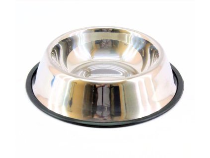 Miska krmná psy a kočky chrom ¤22x5,5cm