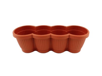 Květináč 4 BELLA 45x16x15cm s podmiskou