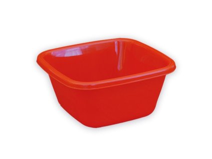 Dřez plastový 28x28x14cm čtvercový, mix barev