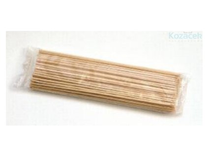 Špejle hrocené kulaté 30cm 100ks  CZ