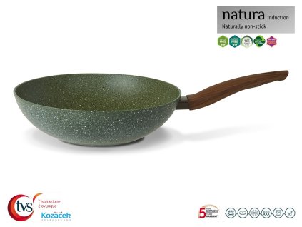 Pánev WOK nepřilnavá ¤28cm  NATURA indukce