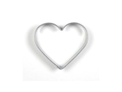 Vykrajovačka nerez srdíčko 40x46mm  CZ