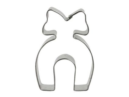 Vykrajovačka podkova s mašlí 41x60mm  CZ