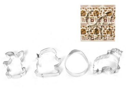 Vykrajovačka sada velikonoce 4ks  CZ