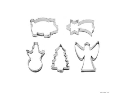 Vykrajovačka sada vánoční 5ks  CZ