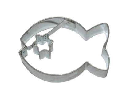 Vykrajovačka ryba/střed hvězdička 42x33mm  CZ