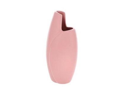 Váza keramická 27cm  CUT růžová