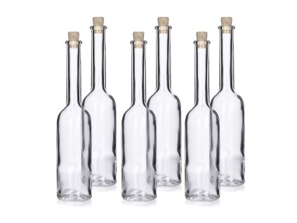 Láhev sklo  100ml Nálevka čirá se špuntem  BIOWIN