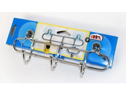 Věšák 3 háčky drát + přísavky  ARTEX