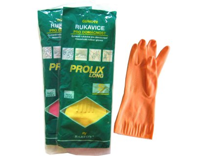 Rukavice úklidové latex XL  PROLIX LONG