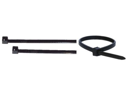 Stahovací páska 4,8x450mm černá