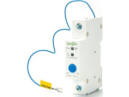 Jistič 25A 1P s ovládáním wifi na DIN lištu AT-Q-SR125WE, 90-260AC