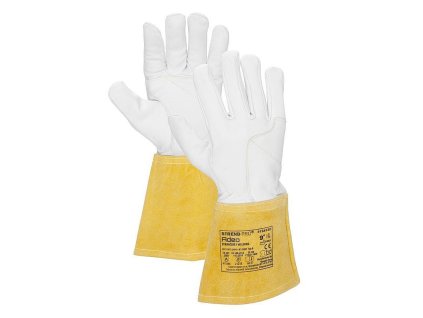 Svářečské rukavice Industrial Adeo, celokožené, v. 10"