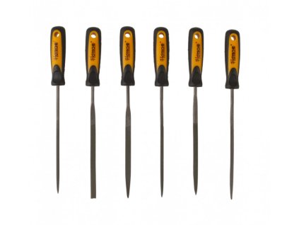 Sada jehlových pilníků, 6 ks - HT403006