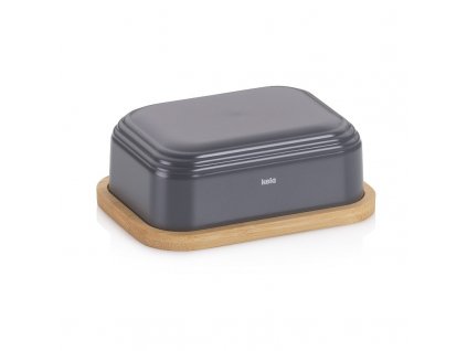 KELA Dóza na máslo Namur PS plast tmavě šedá 15,5x11,5x6,0cm KL-12083
