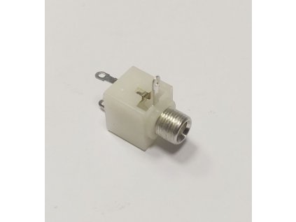 JACK zdířka 3,5 mono na panel s vypínačem - bez matičky