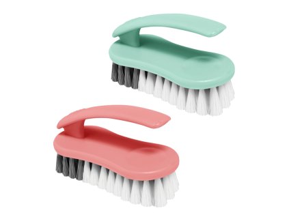 Kartáč na šaty žehlička 14cm DUO YORK, mix barev