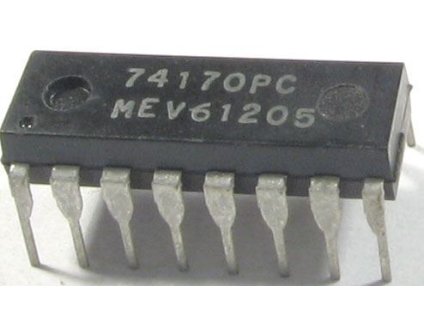74170 - 16-bit.registr RAM 16bit, DIL16 /74170PC/