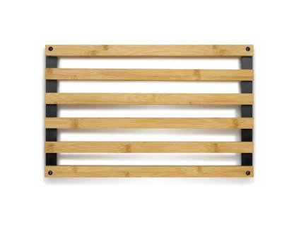 KELA Podložka Kiril 38x24 cm bambus černá KL-12596