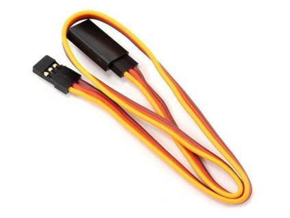 Plochý prodlužovací kabel serva s konektorem JR - 10cm