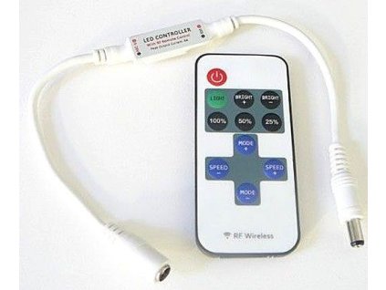 Dálkové ovládání RF 433MHz 12V/6A pro LED pásky, přijímač+vysílač