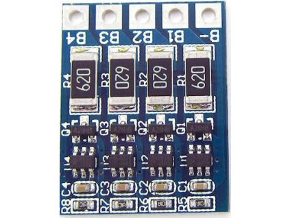 Balancér pro 4 Li-Ion články 18650, modul HX-JH-001