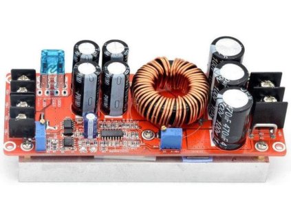Napájecí modul, step-up měnič CV/CC 1200W /DC-DC nabíječka/