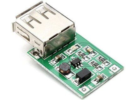 Napájecí modul, step-up měnič 5V/600mA mini