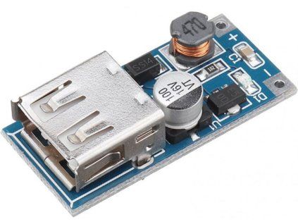 Napájecí modul, step-up měnič 5V/600mA