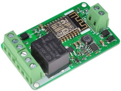 Modul relé wifi s ESP8266, napájení 7-30V