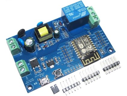 Modul relé wifi s ESP8266, napájení 90-250V AC
