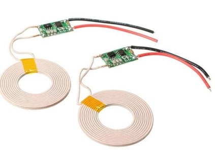 Bezdrátový-indukční nabíjecí modul 5V/880mA, přijímač + vysílač