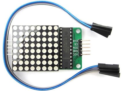 LED Matrix matice 8x8 s MAX7219 - červená