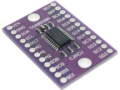 Multiplexer sběrnice I2C s TCA9548A