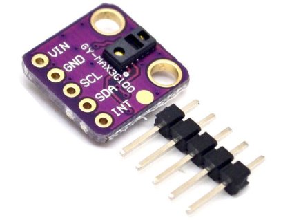 Snímač srdeční frekvence, modul s MAX30100