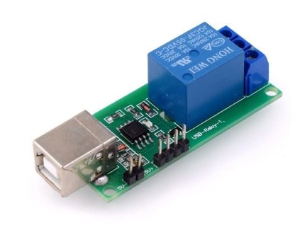 Modul relé USB, 1 kanálový  HW-348 s Attiny45