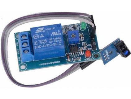 Detektor překážek infračervený s relé, napájení 5V