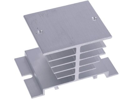 Chladič pro bezkontaktní relé SSR, proudy do 40A, naturál