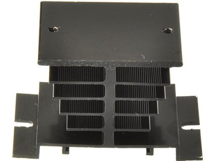 Chladič pro bezkontaktní relé SSR, proudy do 40A, černý