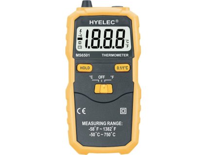 Teploměr HYELEC MS6501 -50~750°C