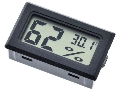 Digitální teploměr a vlhkoměr  FY-11 černý