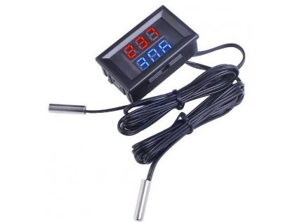 Digitální teploměr duální se dvěma sondami