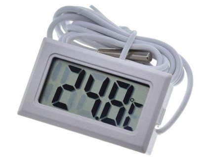 Digitální teploměr FY-10 se sondou 95cm, bílý