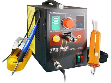 Bodová svářečka baterií SUNKKO 709PLUS s mikropájkou